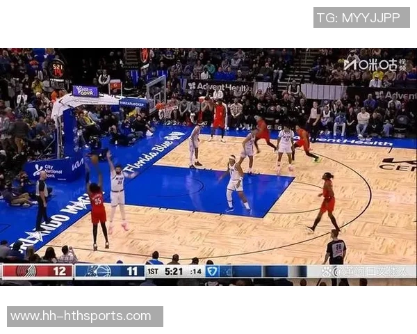 开拓者对阵魔术半场结束杨瀚森连续第五场未能登场